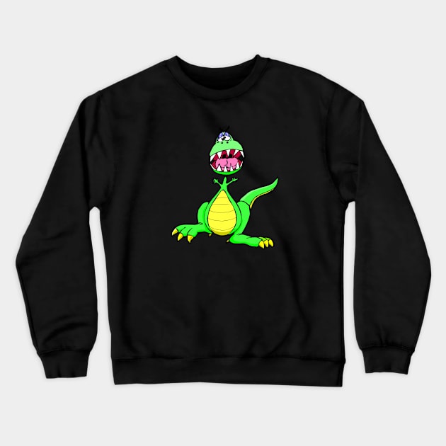 Dinosaur Crewneck Sweatshirt by linesdesigns